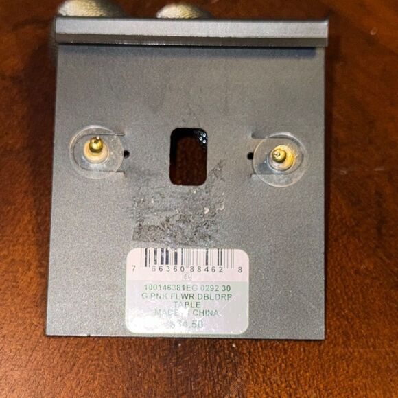 INC International Concepts Black and Gold Drop Earrings - Picture 3 of 3